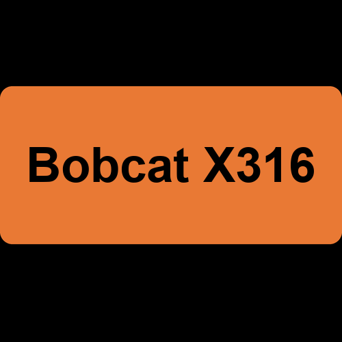 Bobcat X316